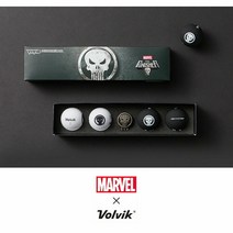 2021 볼빅 X PUNISHER Hero Vivid 골프공 4 Pcs Pack
