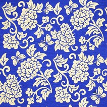 [동대문패션포인트] 수국양단 한복 원단 금박, 파랑(47)