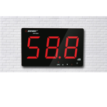 공사장 벽걸이 소음 전광판 현장 공장 소음측정기, SW525G-21cm x 13cm데이터스토리지