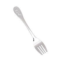 곰돌이 어린이 아동 포크, 스텐레스, 1개