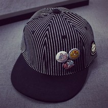 남아 야구모자 비보잉 모자 유행브랜드 유럽미국 자수 일자챙모자 라운드헤드, C05-블루색 미니언즈 2구