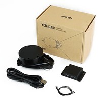 EAI-YDLIDAR X3 라이다 TOF 360 레이저 레이더 스캐너 범위 센서 모듈 8 미터 10Hz 스캐닝 주파수 지원 로봇 ross1 ross2