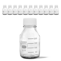 눈금 유리병, 12개, 250ml.