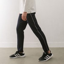 더블맨즈 힙한 스타일 발렌바인드라인 밴딩팬츠