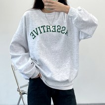 걸즈팩토리 여성용 어티브 맨투맨티셔츠