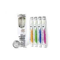 1300k [팬셜비젼] 하이메디 이중미세모 은나노 치솔4개 1세트