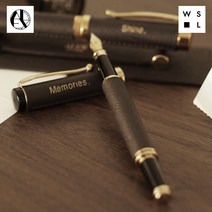 [알렉스 스튜디오] 수제 만년필 사피아노 - 다크브라운, F사이즈(0.6mm)