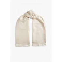FABIANA FILIPPI Smeralda frayed metallic silk-blend twill 스카프111510
