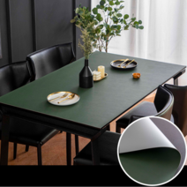 [제이지하우스] 방수 가죽 식탁보 테이블보, 60x120cm, 브라운&그레이
