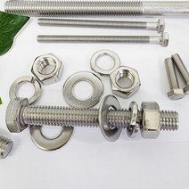 소량판매 스텐육각볼트 M18볼트/너트/평와샤/낱개판매, 규격, M18x120, 1개