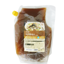 청정원 쉐프원 바지락육수 2kg 희석식 해물탕 매운탕 칼국수 육수팩 조개육수