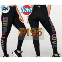 줌바웨어 에어로빅복 레터링 스포츠웨어 팬츠 여성용 긴바지 연습복