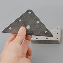 튼튼 삼각 평철 연결 보강 가구 철물 선반 책장 사물함 스텐 DIY 셀프 목공 재료 준비물 삼각형 다용도