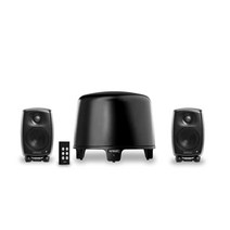 Genelec제네릭 G One F One 2.1ch Home Set 블랙 액티브 스피커 & 서브우퍼 세트, Genelec G One, F One Set