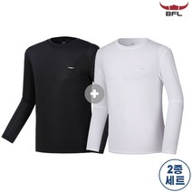 2장세트 [1+1]찬스 남성 크레오라 고스판 쿨이너티셔츠 매일입어도 편안한 티셔츠 긴팔티 등산 낚시 골프 축구 야구 작업복 냉감 여름티