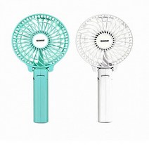 휴대용 미니 손 선풍기 핸디형 USB충전용 접이식 예쁜 캠핑 여행 선물 추천, 민트, HV-4803