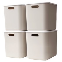 가규 라운드 리빙박스 XL, 4p, 아이보리