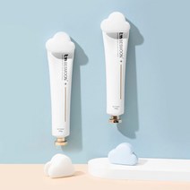 홈바내쓰 무타공 치약 걸이 거치대 홀더 디스펜서 4개입, 화이트4개입