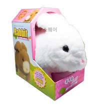 유아 호기심 귀여운 움직이는 토끼 인형 애착인형