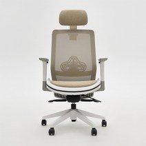 허리 편한 사무실의자 컴퓨터 게이밍의자 책상 공부 의자 세레니티 S300, 블랙, 베이지