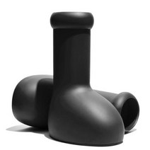 전소미 부츠 Astro 소년 빨간 장화 두꺼운 밑창 큰 둥근 편평한 고무 미끄럼 방지 만화 패션 청소년 장난감 선물 빅레드부츠