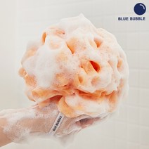 블루버블 90g 자이언트 샤워볼(4가지 색상), 자이언트 샤워볼 -  팝 오렌지