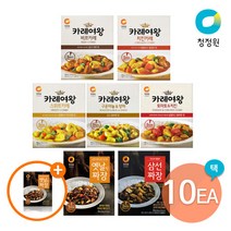 청정원 3분 카레여왕 짜장 7종 10개 골라담기 +(증정)3분짜장1개, 3분 치킨 10개