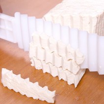 달자샵 2+2 요리에 맛과 멋을 더해주는 두부 묵 물결 슬라이서 세트 깔끔 안전 컷팅 칼, 1세트(2P)+1세트(2P)