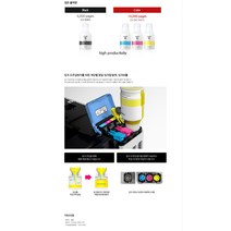 캐논 GI-96 정품 무한 번들 잉크 MAXIFY GX6090 GX6091 GX6092 GX7090 GX7091 GX7092, M빨강