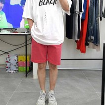 희상장 남자 여름 피크먼트 스판 밴딩 반바지