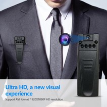 경찰바디캠 소형 바디캠 32GB 1080p 블랙박스 휴대용 자전거 초소형 액션캠 가성비 바이크 보디캠, free