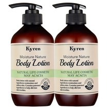 키렌 모이스처 네이처 바디로션 1+1 메이아카시아 500ml, 2개