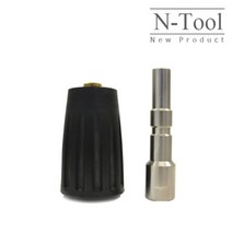 N-Tool 엔툴 닐피스크 퀵커플러 암수세트, 검정 암커플러만