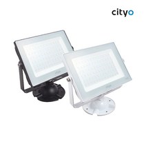 CITYO LED 투광기 노출형 투광등 50W 화이트 블랙, 블랙 바디+주광색