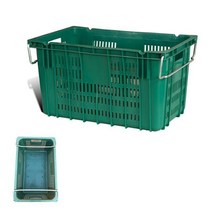 과일 플라스틱 상자 농산물 사각 운반 바구니 1개 대형 박스 특대, 과일상자A(재생)1개