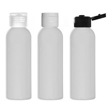 원터치캡용기 30ml 50ml 60ml 75ml 80ml 100ml 똑딱이공병 어매니티공병, 1개, 60ml(L)백색용기 흰색캡