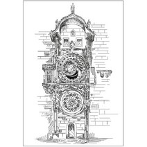 DIY 스크랩북 배경을 만드는 카드를위한 아름다운 성 클리어 스탬프