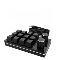 매크로 키패드 한손키보드 게이밍 보조 웹디자인 숫자키 휴대용, 6키/12키, 6키 화이트 USB, 매크로키보드
