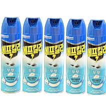 에프킬라 에어로졸 살충제 무향, 600ml, 5통