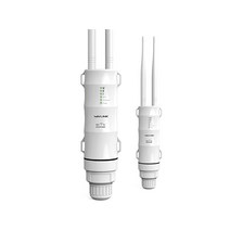 WAVLINK 야외 Wi-Fi 범위 익스텐더 AC600 고출력 내후성 뒷마당용 듀얼 밴드 2.4 5GHz 장거리 액세스 포인트/리피터/라우터/브릿지 모드 지원