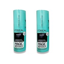 (1+1)로레알파리 매직 리터치 새치커버 볼륨스프레이 75ml, 흑색1+1