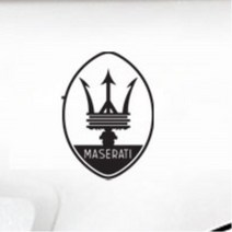 마세라티 차량용 로고 스티커 범퍼 트렁크 기스 가리기 아이스박스 K7 더뉴쏘렌토 긁힌흠집 차꾸미기 쏘나타DN8 찌그러진곳커버 차문 투싼NX4 뒷유리, 1개, 그레이