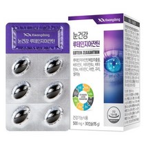 광동생활건강 - 눈건강 루테인지아잔틴 500mg x 30캡슐, 단품, 단품