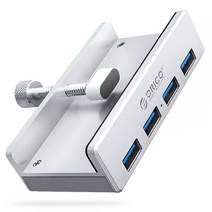오리코 무전원 4포트 USB3.0 허브 DIY설치형 MH4PU, 실버