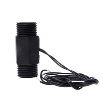 플라스틱 물 흐름 스위치 수직 / 수평 물 센서 마그네틱 AC 220V, 검은 색