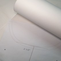 두꺼운 패턴지 국내무지원단 부직포무지 프리미엄 고급 부직포 옷본제작 의류 디자인 용도 80cm, 화이트