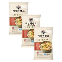 CJ 면요리 제일제면소 생칼국수 국수면 간편식 550g 3개 1세트, 6세트