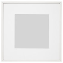 LOMVIKEN 롬비켄 액자 - 화이트 32x32 cm