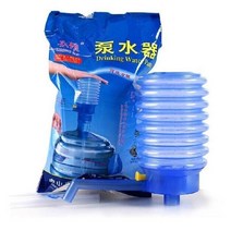 생수통펌프 워터디스펜서 스마트워터펌프 캠핑용 수동 순수 버킷 스프링 프레스 헤드 핸드, 두꺼운 버전-튜브 보내기-물을 멈출 수 있음-3