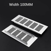 통풍구 천공 시트 알루미늄 환풍기 그릴 커버 옷장 신발 에어컨 홈 장식, Width 100MM - length    300MM